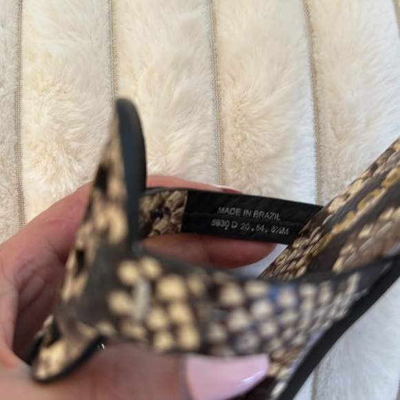 Tory Burch Snakeskin Stamped Miller Sandal 8.5 - Picture 9 of 11